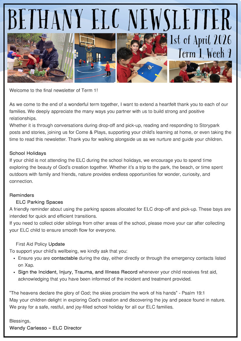 Week 9 Term 1