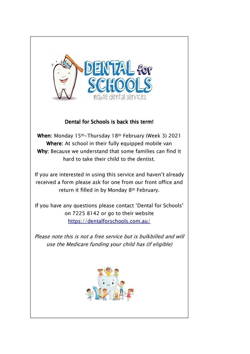 Dental Ad for Newsletter Feb 2021
