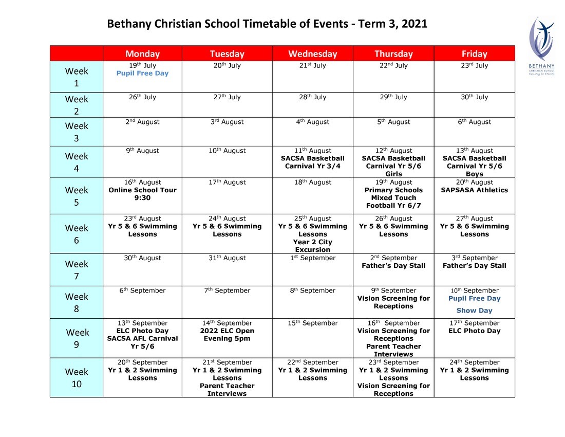Timetable of Events - Term 3 2021.pdf