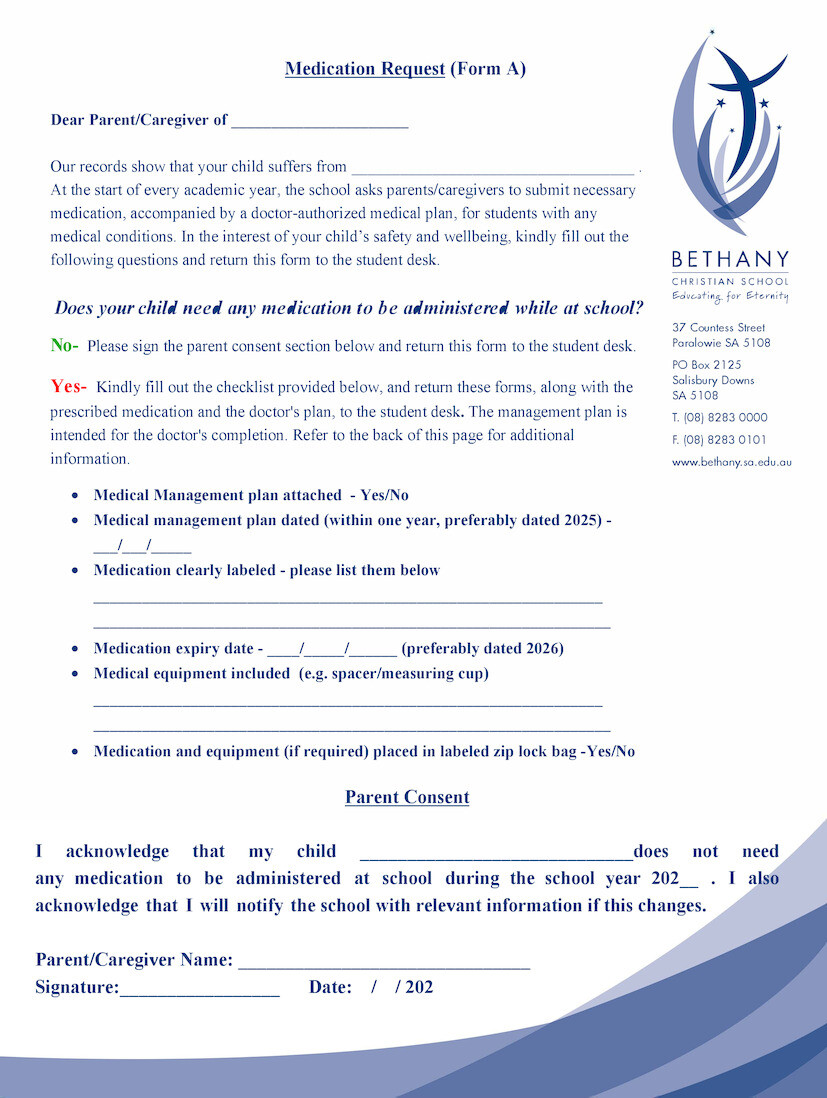 Medication Request Forms